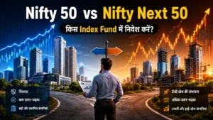 Nifty 50 vs Nifty Next 50 में अंतर और जोखिम की तुलना