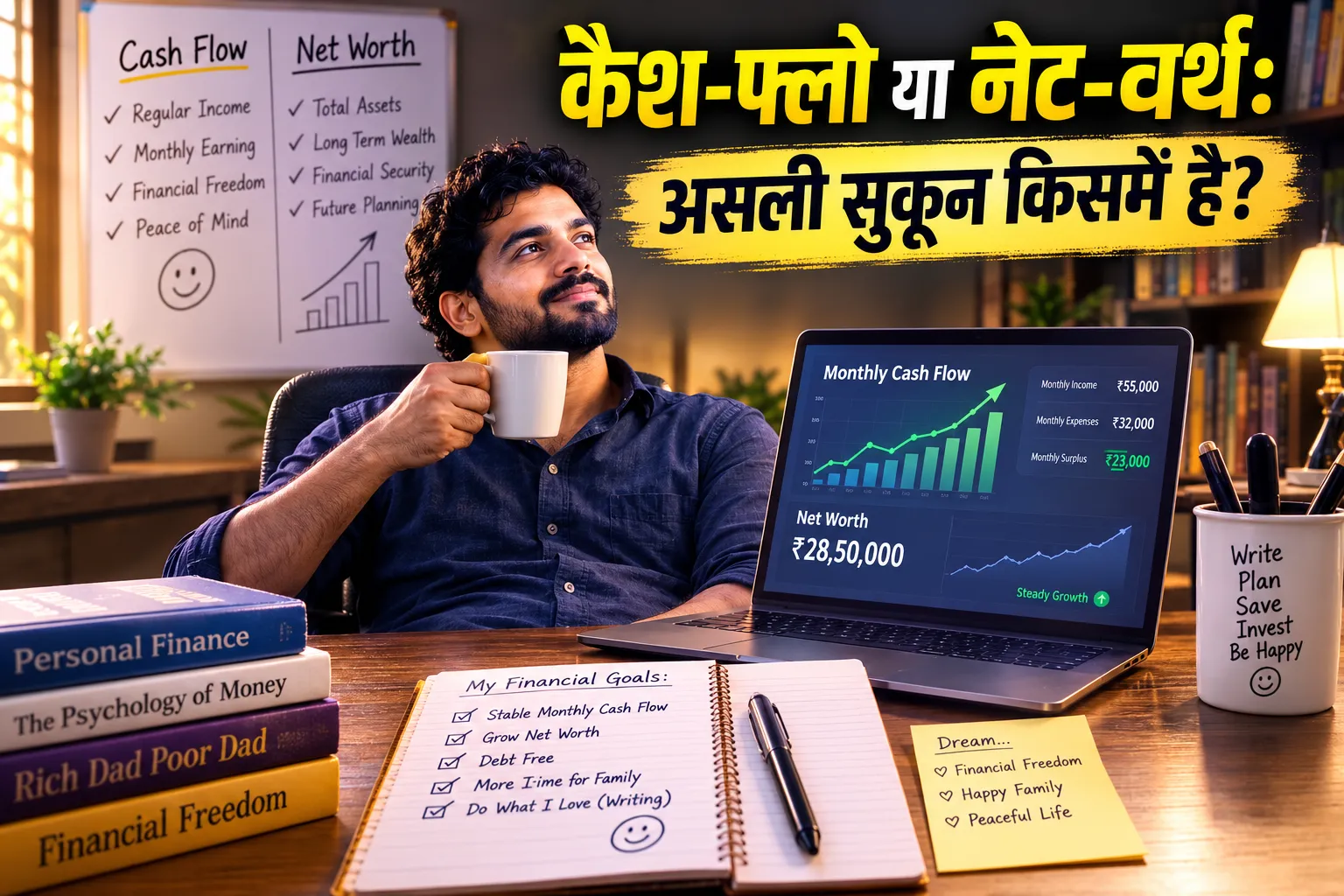 कैश फ्लो बनाम नेट वर्थ और फ्रीलांसर के लिए मानसिक शांति का महत्व