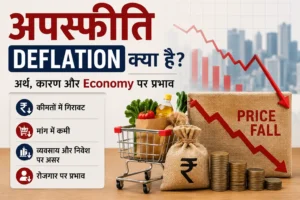 अपस्फीति (Deflation) क्या है और कीमतों में गिरावट का Economy पर प्रभाव