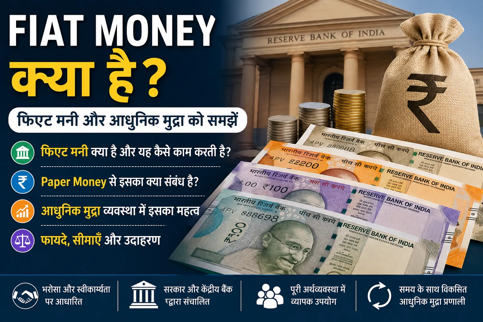 Fiat Money क्या है फिएट मनी और आधुनिक मुद्रा