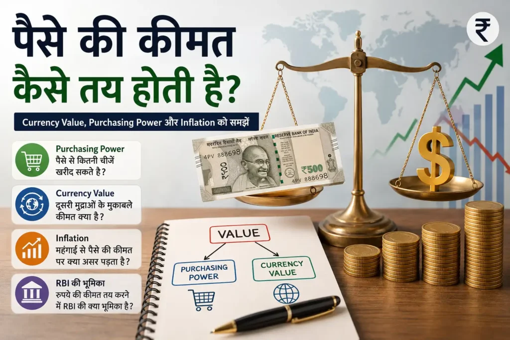 पैसे की कीमत कैसे तय होती है