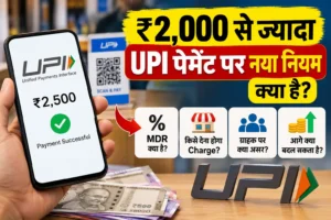 ₹2,000 से ज्यादा UPI पेमेंट पर नया नियम