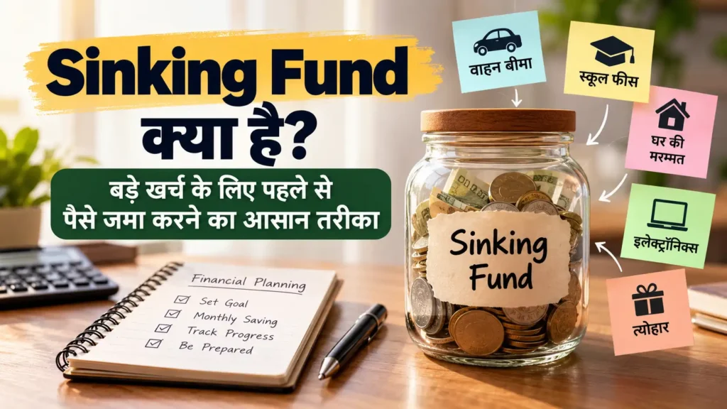 Sinking Fund के जरिए बड़े खर्च के लिए पहले से पैसे जमा करने का तरीका